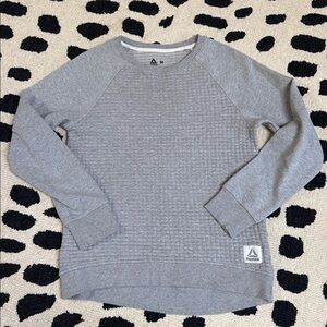 Reebok waffle crew neck pullover sweatshirt